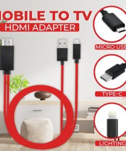 Adapter HDMI z telefonu komórkowego na telewizor