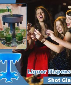 Zestaw kieliszków z dozownikiem alkoholu