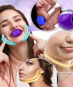 Piłka fitness z tonikiem do twarzy