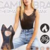 Termiczny koronkowy top Cami-Bra