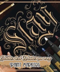 Markery wodoodporne brokatowe-10szt