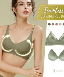 Bezszwowy biustonosz bez fiszbin 5D z pamięcią kształtu