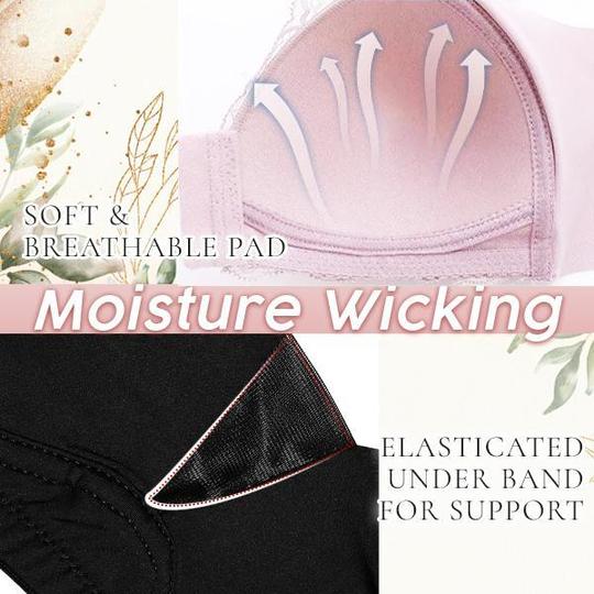 Koronkowy biustonosz podtrzymujący CozyFit z X-klamrą - Image 2