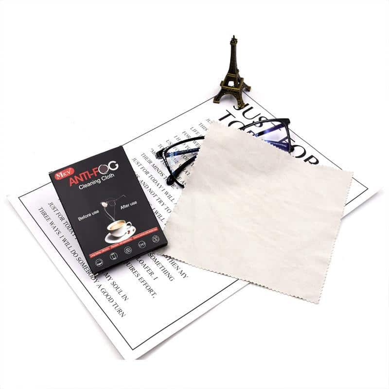 Ściereczka do czyszczenia okularów z nanomikrofibry przeciwmgielnej - Image 2