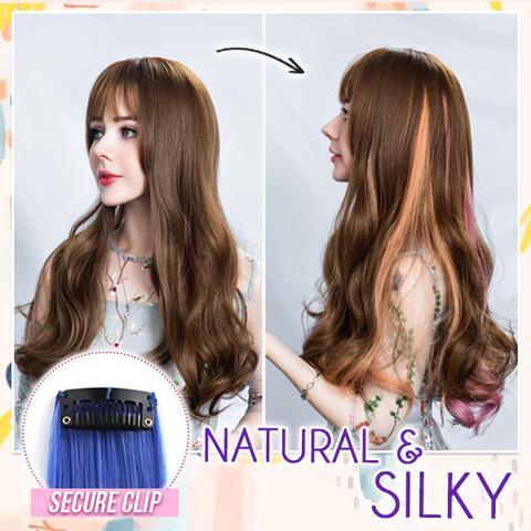 Zestaw kolorowych doczepek do włosów Hairdrobe - Image 3