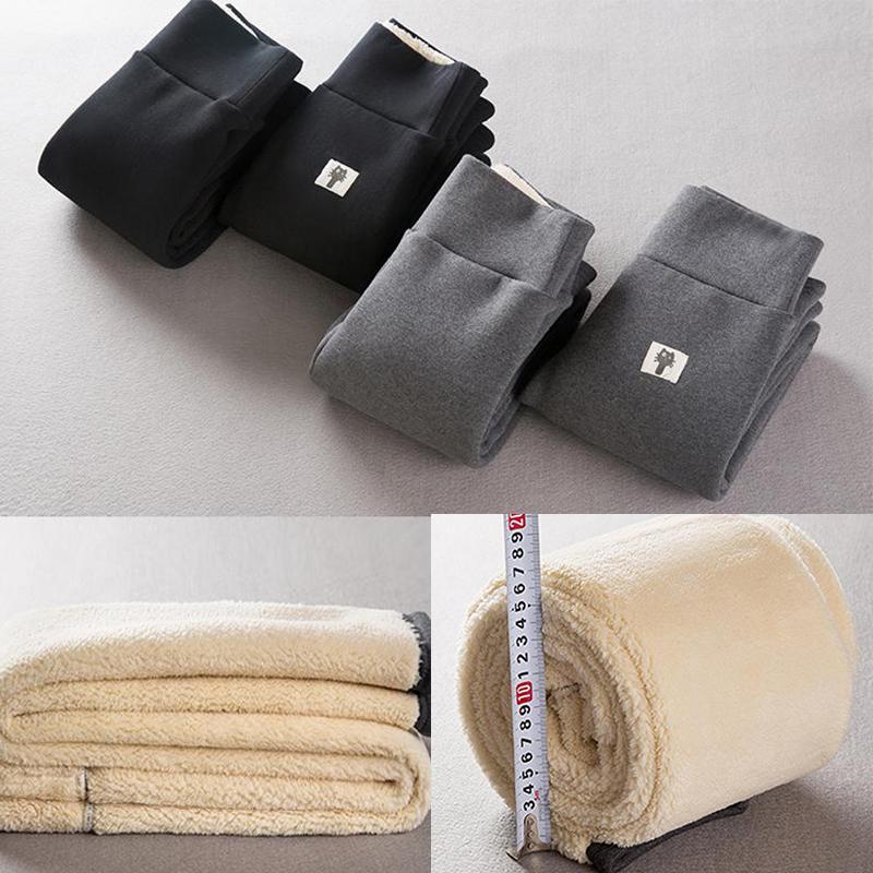 Wyprzedaż świąteczna - Bardzo grube legginsy z kaszmiru - Image 3