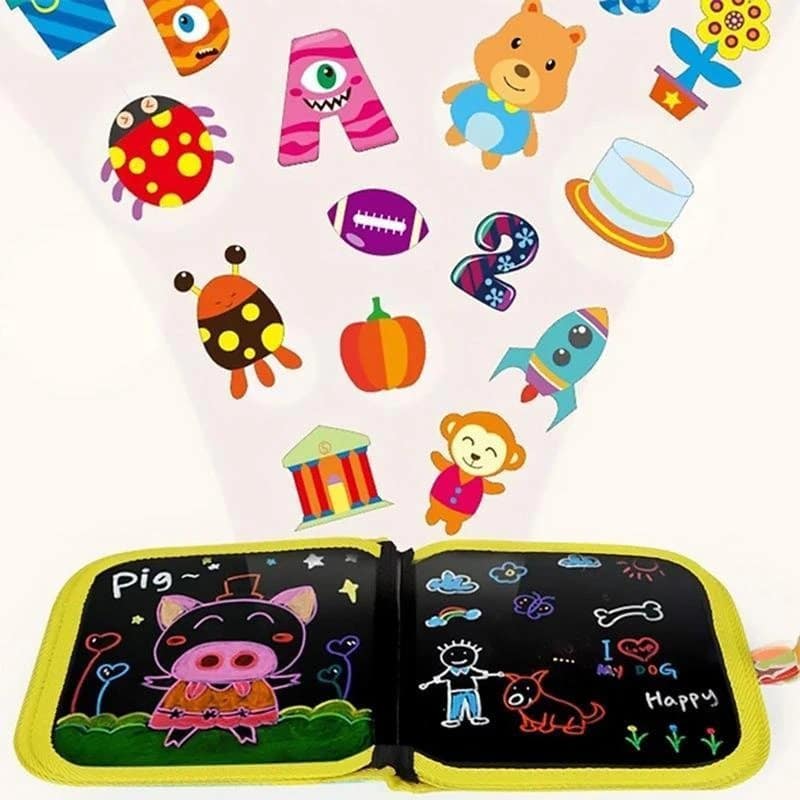 Przenośny, wymazywalny blok do rysowania Doodle Pad (w zestawie 12 długopisów) - Image 3