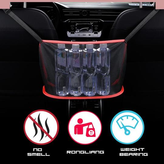 Kieszonkowy uchwyt siatkowy do fotelika samochodowego - Image 3