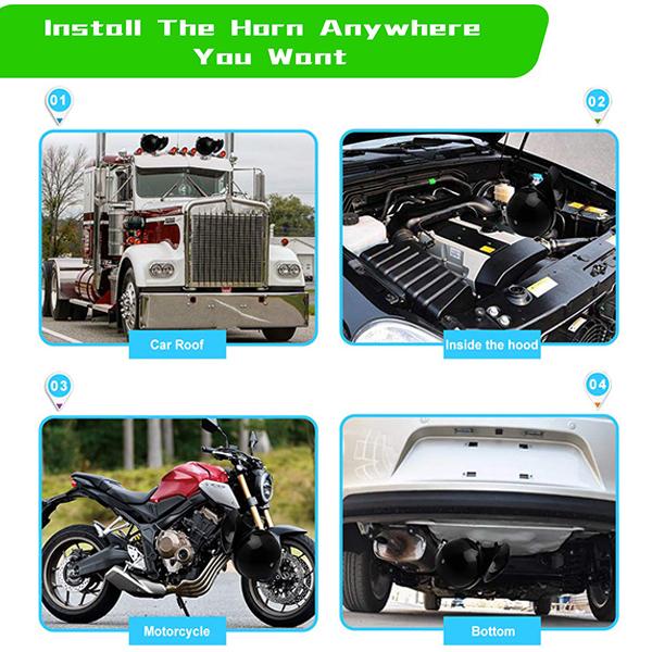 TurboHorn 2020 Elektryczny róg ślimakowy nowej generacji do samochodów - Image 4