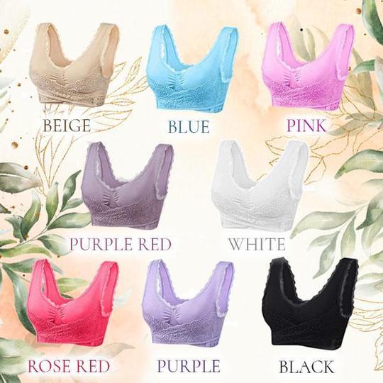 Koronkowy biustonosz podtrzymujący CozyFit z X-klamrą - Image 6