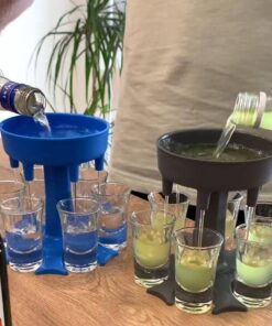 Uchwyt na 6 kieliszków do shotów