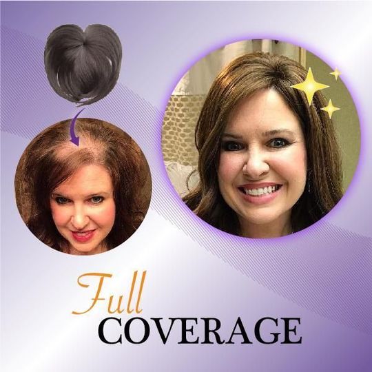 Jedwabista nakładka do włosów z klipsem - Image 5