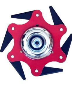 6 stalowych głowic trymera