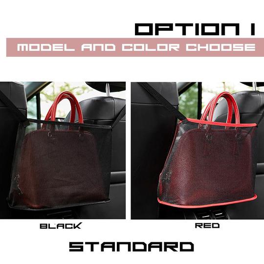 Kieszonkowy uchwyt siatkowy do fotelika samochodowego - Image 5