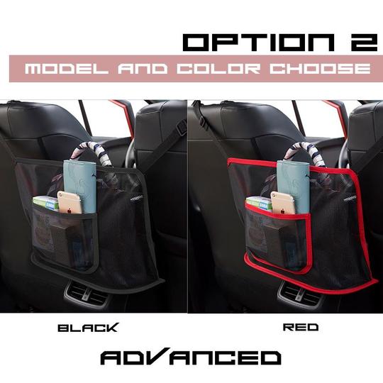 Kieszonkowy uchwyt siatkowy do fotelika samochodowego - Image 6