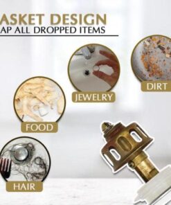 Wyskakujący filtr odpływowy zapobiegający zatykaniu