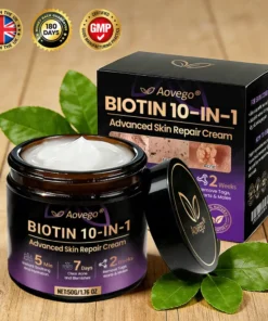Aovego® BIOTIN 10-IN-1 Zaawansowany krem ​​naprawczy do skóry