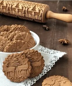 Świąteczny wałek do ciasta 3D