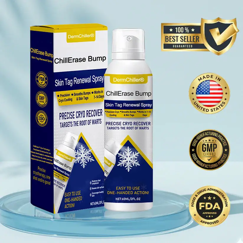 DermChiller® ChillErase Spray odnawiający guzki i znamiona skórne
