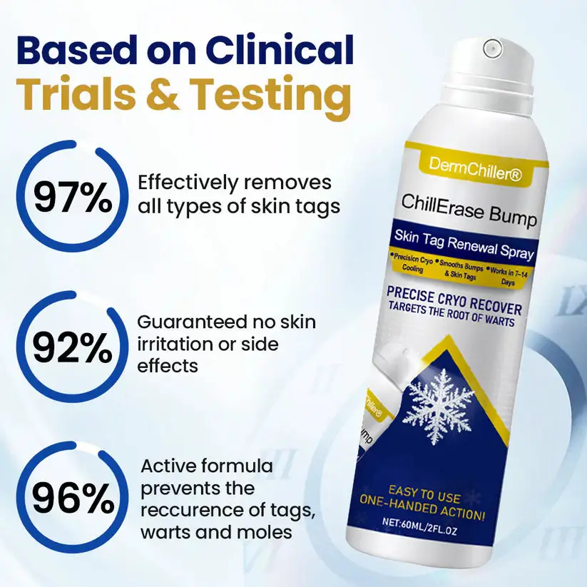 DermChiller® ChillErase Spray odnawiający guzki i znamiona skórne - Image 5