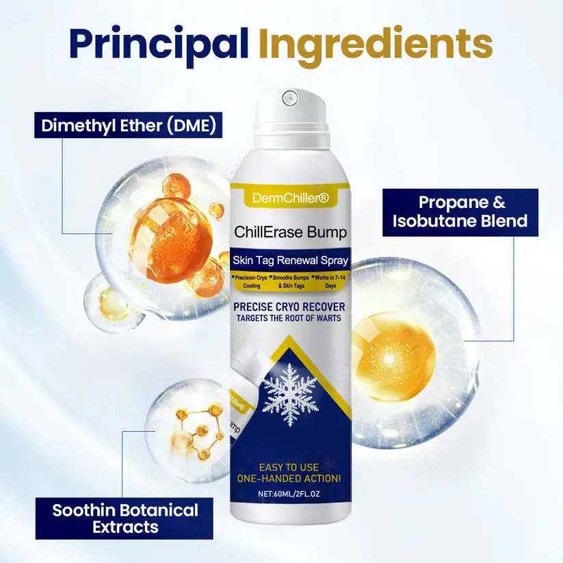 DermChiller® ChillErase Spray odnawiający guzki i znamiona skórne - Image 6