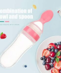 Podajnik do butelek z łyżeczką dla niemowląt