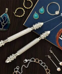 Fantazyjne plecione imadło z biżuterią