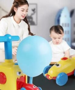 Samochód balonowy z napędem inercyjnym