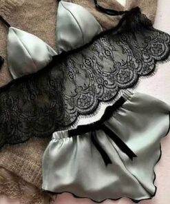 Satynowe zestawy na ramiączkach