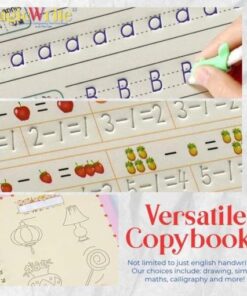 Zestaw ćwiczeń do kaligrafii wielokrotnego użytku MagicWrite i zestaw długopisów