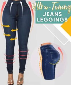 Ultracienkie legginsy jeansowe