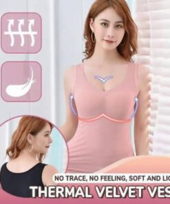 Wewnętrzna odzież bez rękawów z aksamitnej termicznej koronki