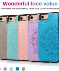 Portfel z miejscem na karty Skórzane etui na telefon