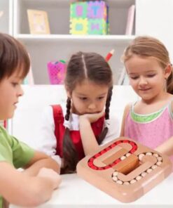 Drewniane puzzle labirynty gra zabawka