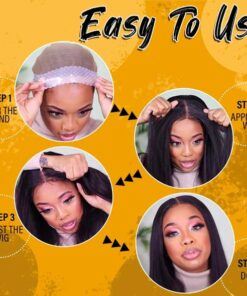 Wygodna opaska na perukę